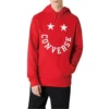 Men”s Graphic Pullover in University Red