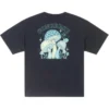 Mushroom Graphic T-Shirt Asia Sizing “Black Teal”