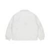 New Year Series Logo Printing Lapel Sports Jacket Creamy White