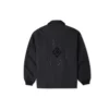 New Year Series Logo Printing Lapel Sports Jacket Dark Black