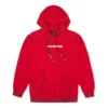 New Year Series Tiger Stripes Hoodie Red