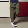 Nylon Pocket Pants Asia Sizing “Olive Green”
