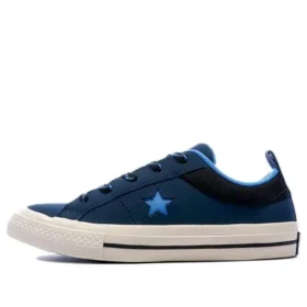 One Star Non-Slip Wear-resistant Low Tops Casual Skateboarding Shoes Blue