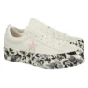 One Star Platform Ox Canvas Shoes White/Black/Pink