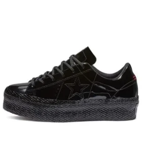 One Star Platform Ox “Patent Black”
