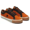 One Star Retro Casual Skate Shoes Orange New Year Series Unisex