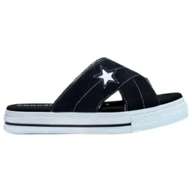 One Star Sandal Slip “Black White”