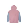 Oversized Color-Blocked Pullover Hoodie Asia Sizing “Pink Aura”