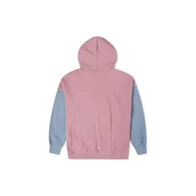 Oversized Color-Blocked Pullover Hoodie Asia Sizing “Pink Aura Multi”
