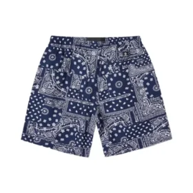 Paisley Pattern Shorts Asia Sizing “Navy”