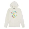 Peace & Unity Recycled Pullover Hoodie Asia Sizing “Egret”