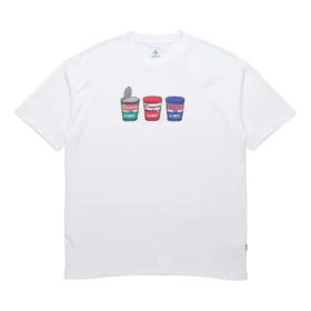 Pics Applique Short-sleeve Tee Unisex White