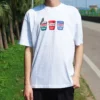 Pics Applique Short-sleeve Tee Unisex White