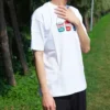 Pics Applique Short-sleeve Tee Unisex White