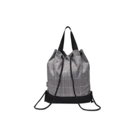 Plaid Bucket Bag “Grey”