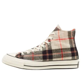 Plaid Chuck 1970s “Creamwhite Gray”