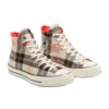 Plaid Chuck 1970s “Creamwhite Gray”