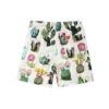 Plant Print Resort Short Asia Sizing “Desert Sand Cactus Multi”