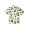 Plant Printed Resort Shirt Asia Sizing “Desert Sand Cactus Multi”