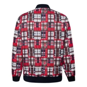 Printed Utility Bomber Asia Sizing “Red White”