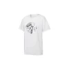 Printing Casual Short Sleeve Round Neck White