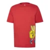 Printing Pattern Short Sleeve Red