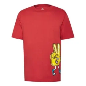 Printing Pattern Short Sleeve Red