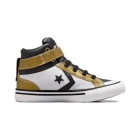 Pro Blaze Strap Sneaker “White Gold Black”