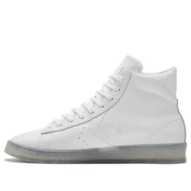 Pro Leather High “Black Ice – White Clear”