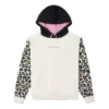 Rainbow Leopard Print Pullover Hoodie Asia Sizing “Off White”