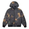 Real Tree Reversible Jacket Leaves Printing Asia Sizing “Black”