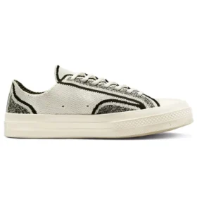 Renew Chuck 70 Knit Low “Egret Black”