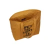 Renew Life”s Too Short To Waste Canvas Tote Bag “Brown”