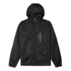 Retro Casual Hooded Jacket Couple Style Black