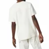reversible Alphabet Printing Short Sleeve Creamy White