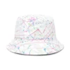 Reversible Paint Splatter Bucket Hat “White”
