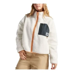 Reversible Sherpa Full-Zip Jacket Asia Sizing “Egret Black”