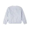 Reversible Solid Color Sports Hoodless Padded Clothes Milk White