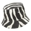 Reversible Zebra Bucket Hat “Black”