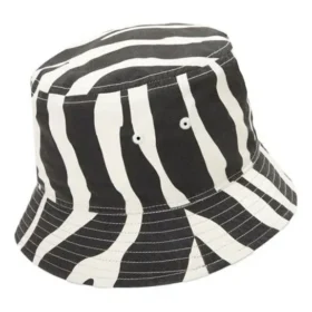 Reversible Zebra Bucket Hat “Black”