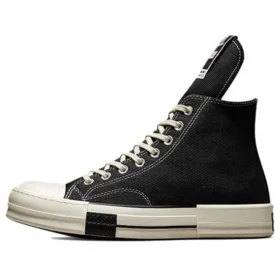 Rick Owens x DRKSHDW DRKSTAR Chuck 70 High “Black”