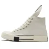 Rick Owens x DRKSHDW DRKSTAR Chuck 70 High “Egret”