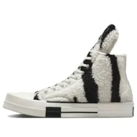 Rick Owens x DRKSHDW TURBODRK Chuck 70 High “Zebra”