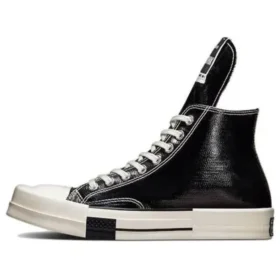Rick Owens x TURBODRK Chuck 70 High “Black Lacquer”