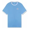 Ringer Short Sleeve Tee Asia Sizing “Light Blue”