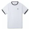 Ringer Short Sleeve Tee Asia Sizing “White”