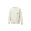 Round-neck Long-sleeve Sweater Men White