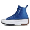 Run Star Hike High-Top Canvas Shoes Blue