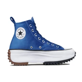 Run Star Hike High-Top Canvas Shoes Blue