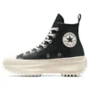 Run Star Hike Leather High Top “Sparkly Black”